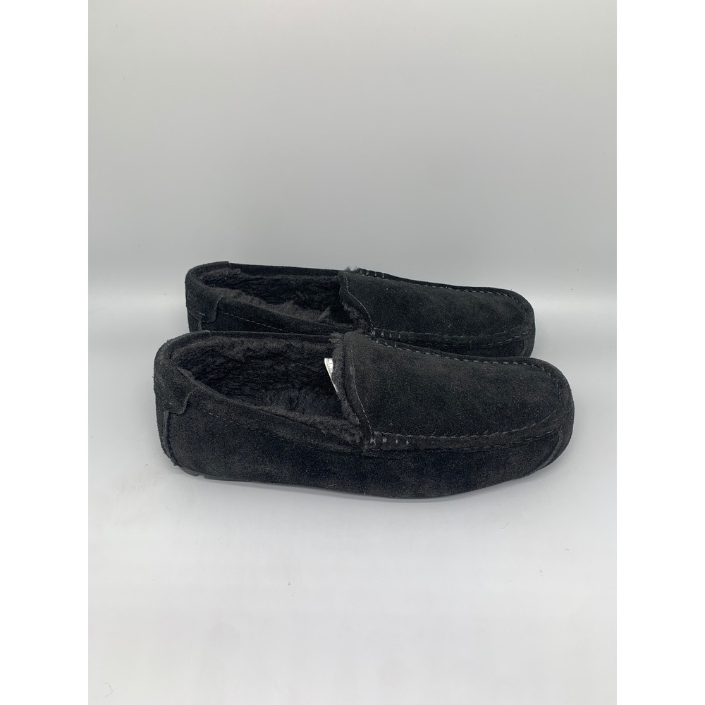 Koolaburra by UGG Tipton Black Suede Slippers 1105893 Men's Sz 9 NEW